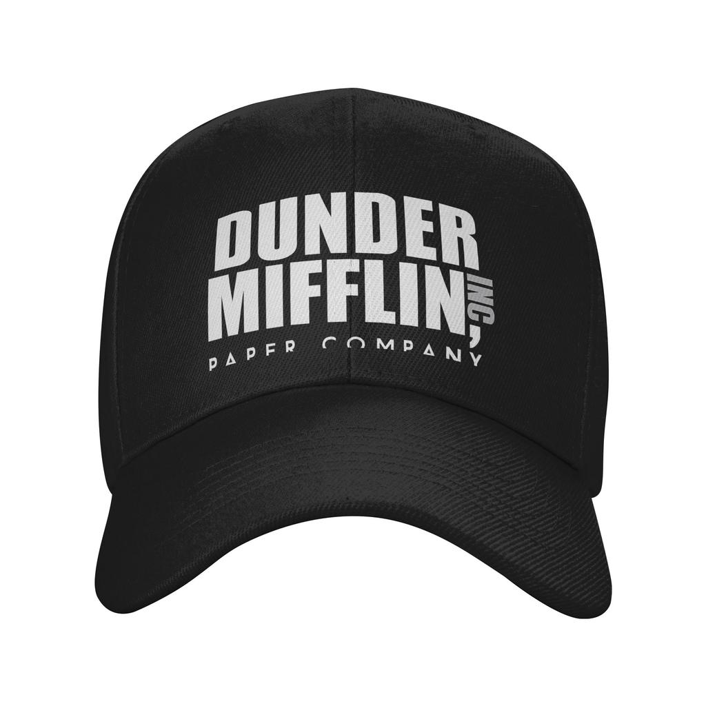 Fashion The Office Dunder Mifflin Curved Brim Baseball Cap Exquisite CraftsUnisexship Womens Visors