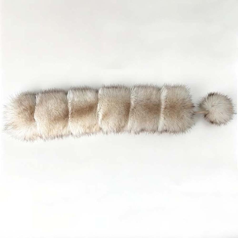 Thick Magnetic Fur Scarf Windproof Fluffy Collar Wrap Winter Pom Scarf Shopping Outfits