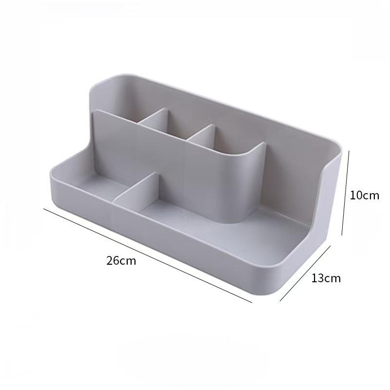 Cosmetic Storage Box - Plastic Vanity Organizer with Skincare Shelf, Perfect for Skincare Products,Space-Saving Beauty Holder