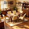 Multistyles Dollhouse Miniature Wood Desk  Doll House Decoration Accessories