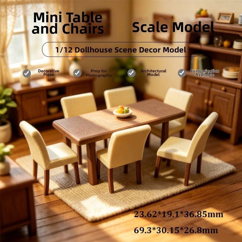 Multistyles Dollhouse Miniature Wood Desk Doll House Decoration Accessories