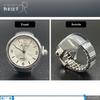 Punk Vintage Quarzuhr Ring Elastischer Dehnbarer Finger Schmuck Für Männer Frauen Tägliches Mode Accessoire