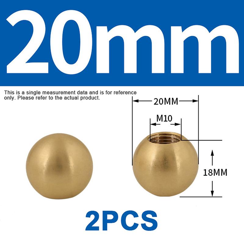 1/2/5/10Pcs Pure Brass Internal Thread Nut Lighting Accessories Decorative Cap M6/M8/M10/M12/M15/M16/M20