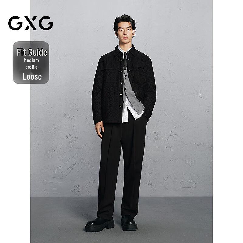 GXG Men's Casual Warm Long-Sleeve Shirt Jacket