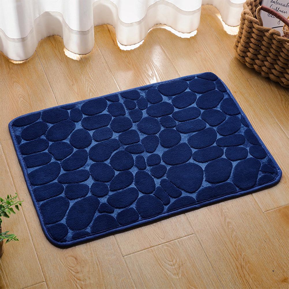 

Comfortable Foot Support Memory Foam Bath Mat Ultra-Absorbent Mat 1 глибокий/синій
