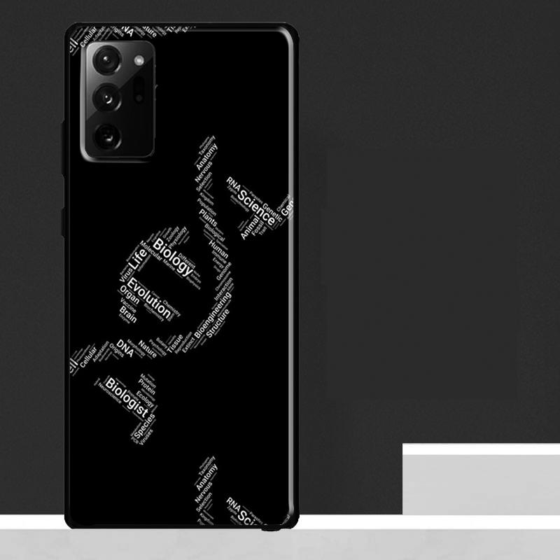 Retro DNA Science Illustration Case For Samsung Galaxy S25 Ultra S21 S22 S23 S24 Ultra S9 S10 S20 Plus S25 FE Phone Cover