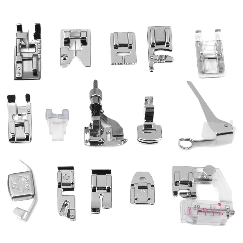 Buy 15pcs Multifunctional Sewing Machine Presser Feet Set for Brother