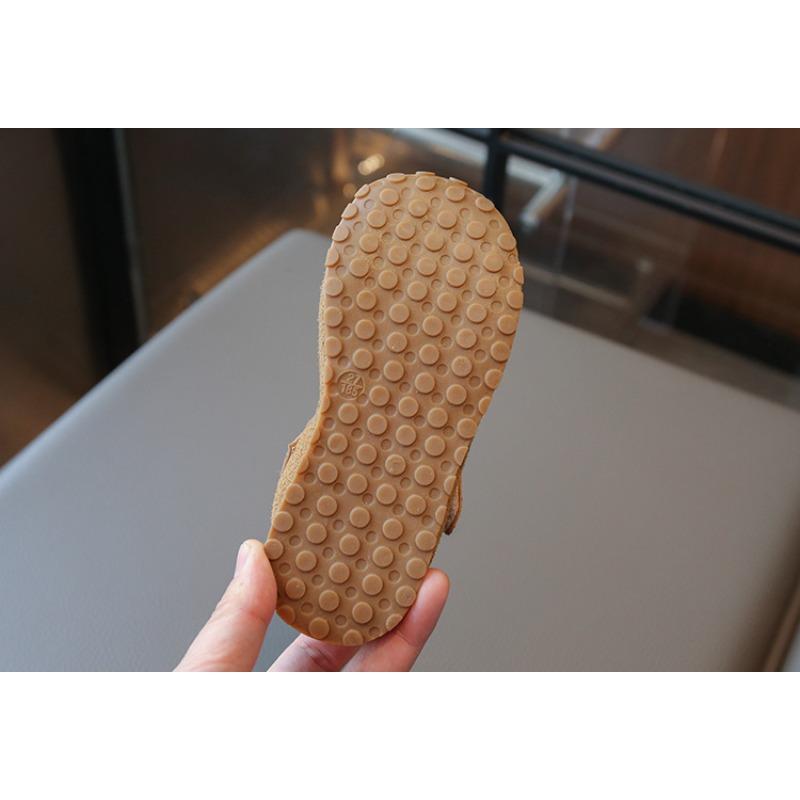 Girls' Mary Jane Sneakers New Arrival | Children's Soft-Sole Casual Shoes with Elastic Heel Strap Cute Girls Shoes