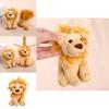 Plush Lion Keychain Toy With Short Plush Material For Girls And Gift Ideas