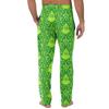 Men's Knitted Fashion Print Pocket Casual Pants Pajama Pants