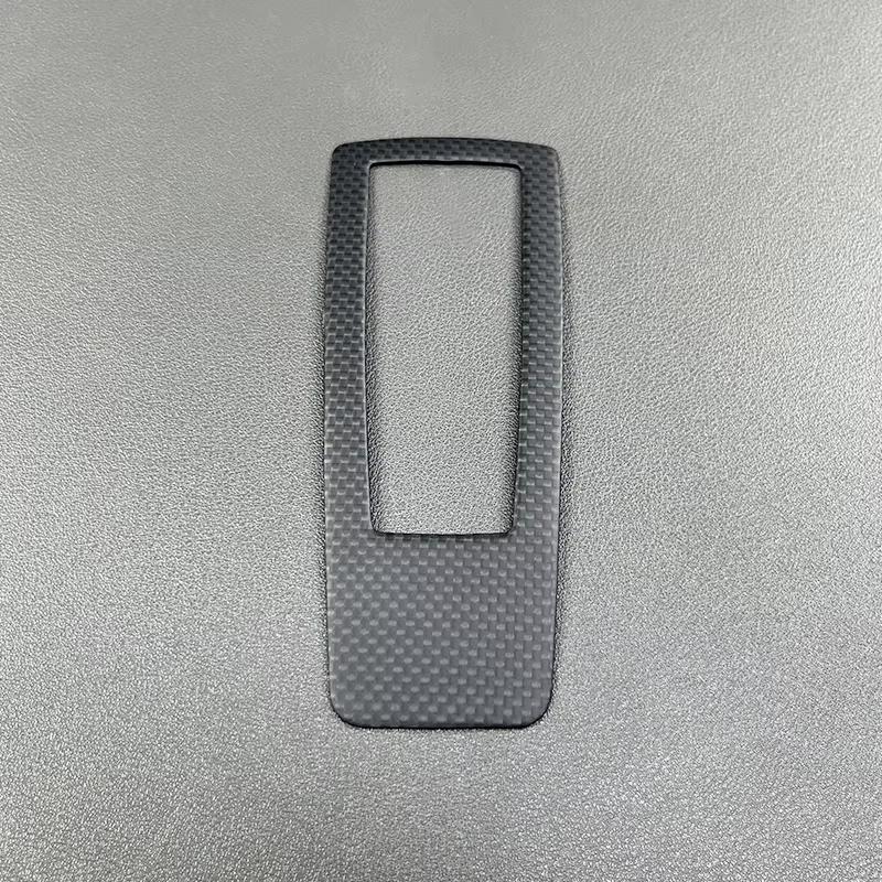 LHD/RHD Real Carbon Fiber For Porsche 911 992 GT3 2019-2027+ Car Center Gear Shift Cover Car Interior Accessories 1PCS