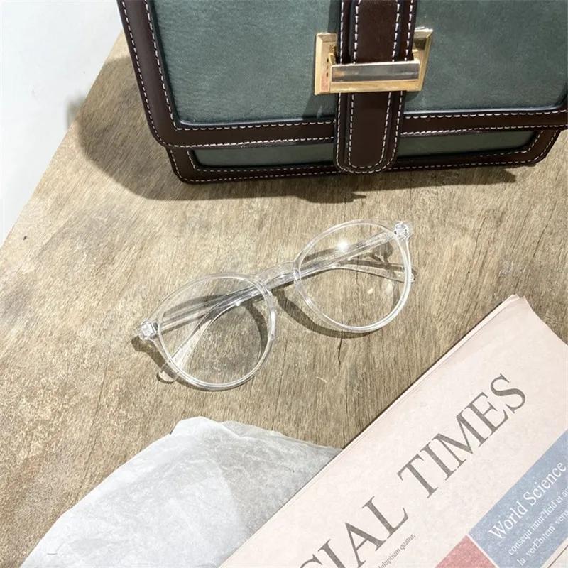 Retro Small Oval Frame Glasses Frame Anti Blue Light Glasses Women Nearsighted Myopia Eyewear Reading Glasses Female