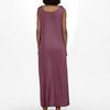 Women's Fashion Sleeveless Straps V-Neck Casual Long Dresses