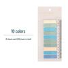 Morandi Semi-transparent Index Tabs - Student Study Labels PET Sticky Notes