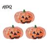 Glitter Stress Toy 1/2/3Pcs Halloween Pumpkin Head Ball, Anxiety Relief Spooky Toy, Stretchy Orange Sensory Healing Ball