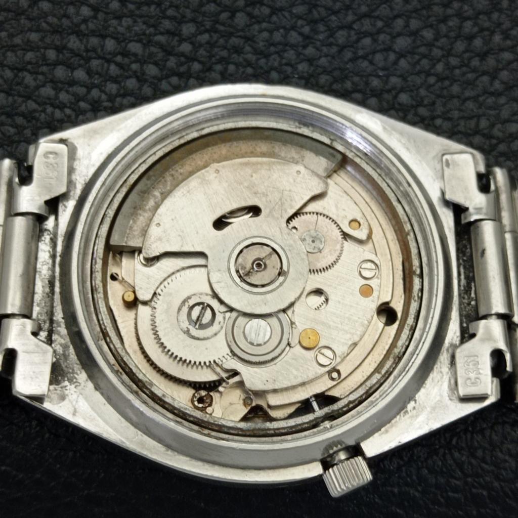 GENUINE VINTAGE SEIKO 5 AUTOMATIC JAPAN MENS GOLDEN COLOR DIAL WATCH A701906-5 R207-a701906