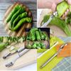 Pepper Core Remover Jalapeno Pepper Corer Tool Chili Deseeder Sharp Edge Kitchen Gadget Seed Remover Slice Off Vegetables Top
