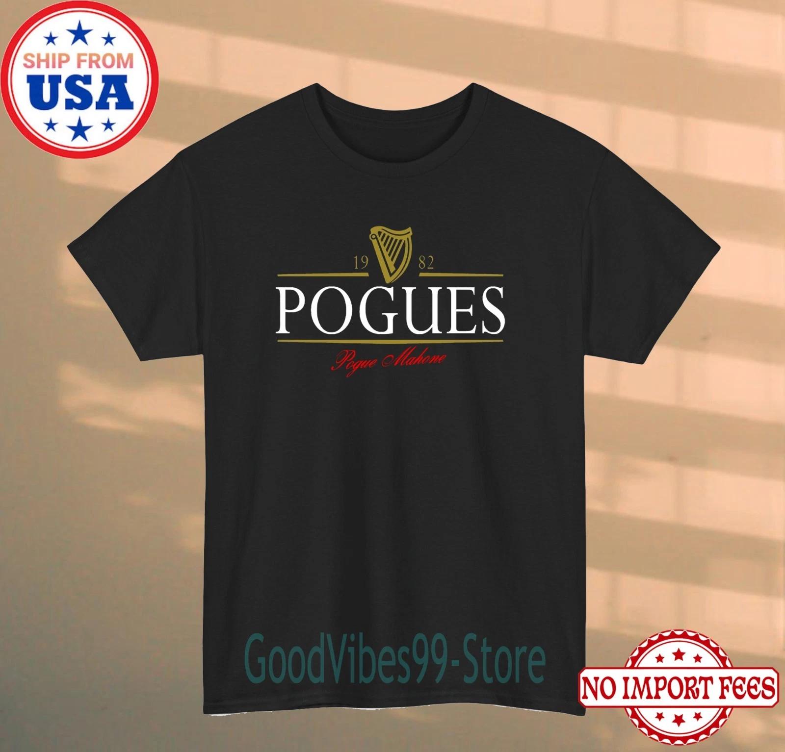 The Pogues Est. 1982 Pogue Mahone Men s Black Size S-5XL L