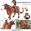 Realistic Farm Animal Model Set: Dairy Cow, Simmental Bull, Yellow Cattle, Fighting Bull, Water Buffalo, Yak