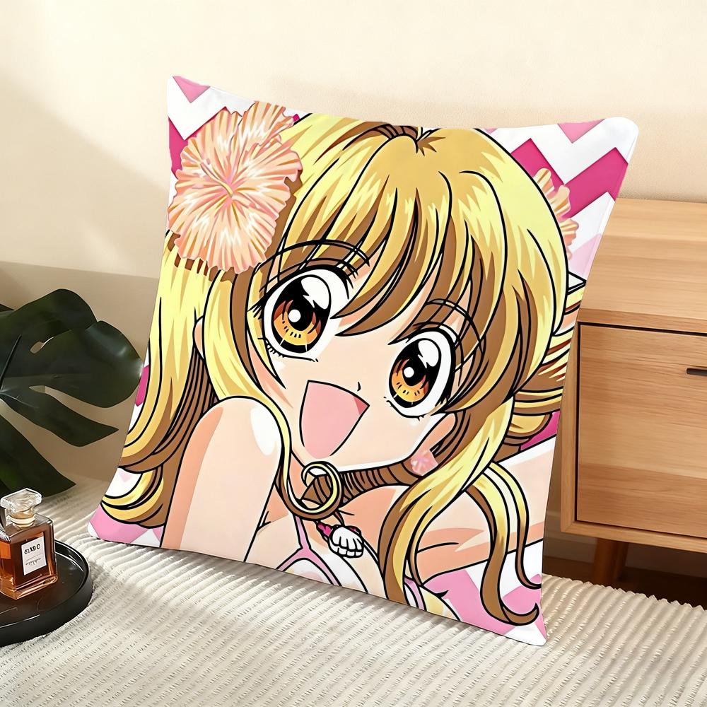 M-Mermaid Melody Pichi Pichi Cushion Cover Soft Short Plush Pillow Cover Smooth Cozy Texture Aesthetic Cushion Case Home Decor