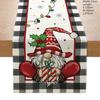 Rechteckige Weihnachts-Tischflagge Schneemann-Druck Tischdecke Weihnachts-Tischläufer Küche