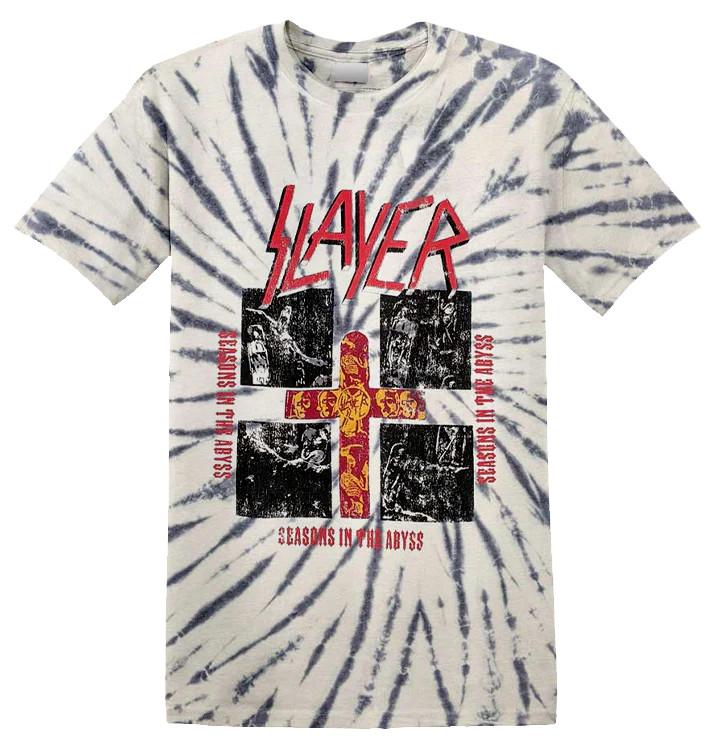 SLAYER - 'Quad Seasons' T-Shirt (Dip-Dye)