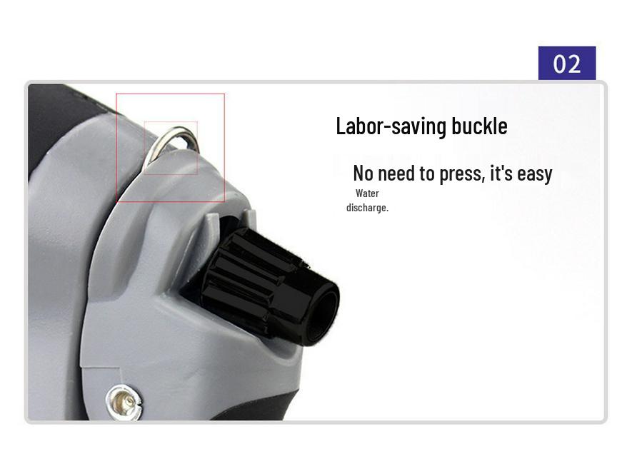 T8 Multicolor Rubber-Coated High-Pressure Foam Lance Car Wash Water Gun