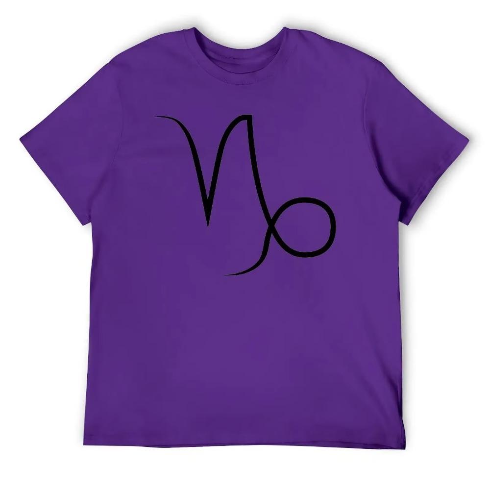 Capricorn Twelve Constellation (1) Crewneck T-shirt Sport Tees Hot Sale Funny Novelty Leisure USA Size