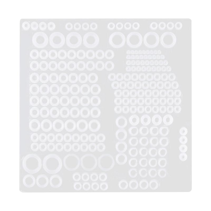 

Silicone Flat Gasket O-Rings Seal Washer Plumbing Faucet Washer Sealing Rings for Garden Hose Fittings Easy to Use 1