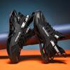 Breathable Knitted Men's Sneakers Teenager Fashion Blade Shoes Elastic Running Sports Shoes Non-slip Mesh Trainers