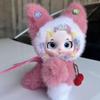 Winged Cat Plush Pillow Cherry Decor Soft Fluffy Cute Stuffed Animal for Girls Camping Companion Gift