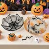 Halloween Spider Web Dessert Basket Halloween Party Decor 2025 Candy Bowl Haunted House Trick or Treat Party Supplies Snack Tray