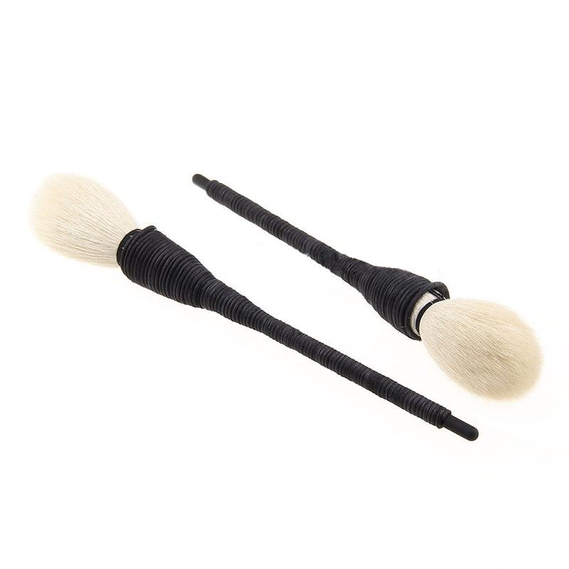 1 sztuk ręcznie robione rattanowe pędzle do makijażu profesjonalny puder do podkładu róż do twarzy pędzel kabuki maquiagem kozie włosy przyrząd kosmetyczny