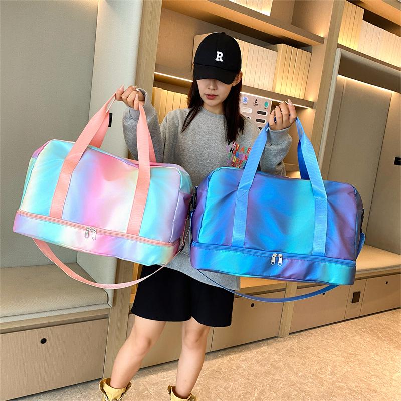 Glossy Women's Fitness Sports Bag - 2026 Yoga Crossbody & Handheld Travel Bag, Stylish & Simple Design