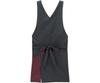 Bib Apron Japanese Bib Apron FK7201 Charcoal X Red F [Face Mix]