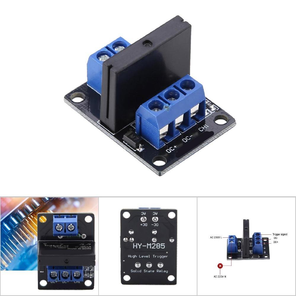 DC 5/12V 1 Channel SSR Module 1-Channel 1 Channel Solid State Relay Board  Industrial Control