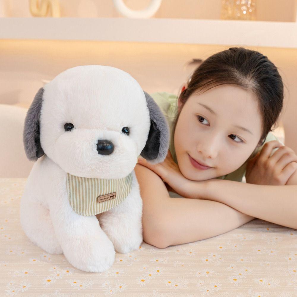 PP Cotton Cartoon Dog Plush Toys Interactive Stuffed Animal Dog Doll  Kids Gifts