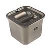 Rust Resistant Stainless Steel Condiment Jar Dustproof Food Storage Box  Home