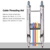 Wire Threading Aid, Threading Aids Cable Threading Aid with Anti Slip Sawtooth,Universal Flexible Pulley Wire Threading Aid Tool