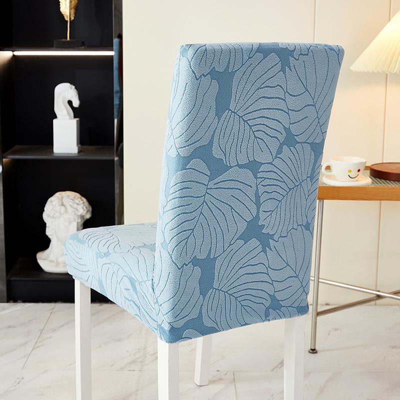 Elastic Household Chair Cover with Backrest Integrated Thickened Lamb Ferret Chair Cover Modern Simple Versatile Dining Chair Cover