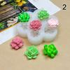 7 Grid Flower Silicone Molds 3D Rose Peony Chocolate Cake Baking Mold Handmade Candle Soap Gypsum Resin Handicraft Making Tools