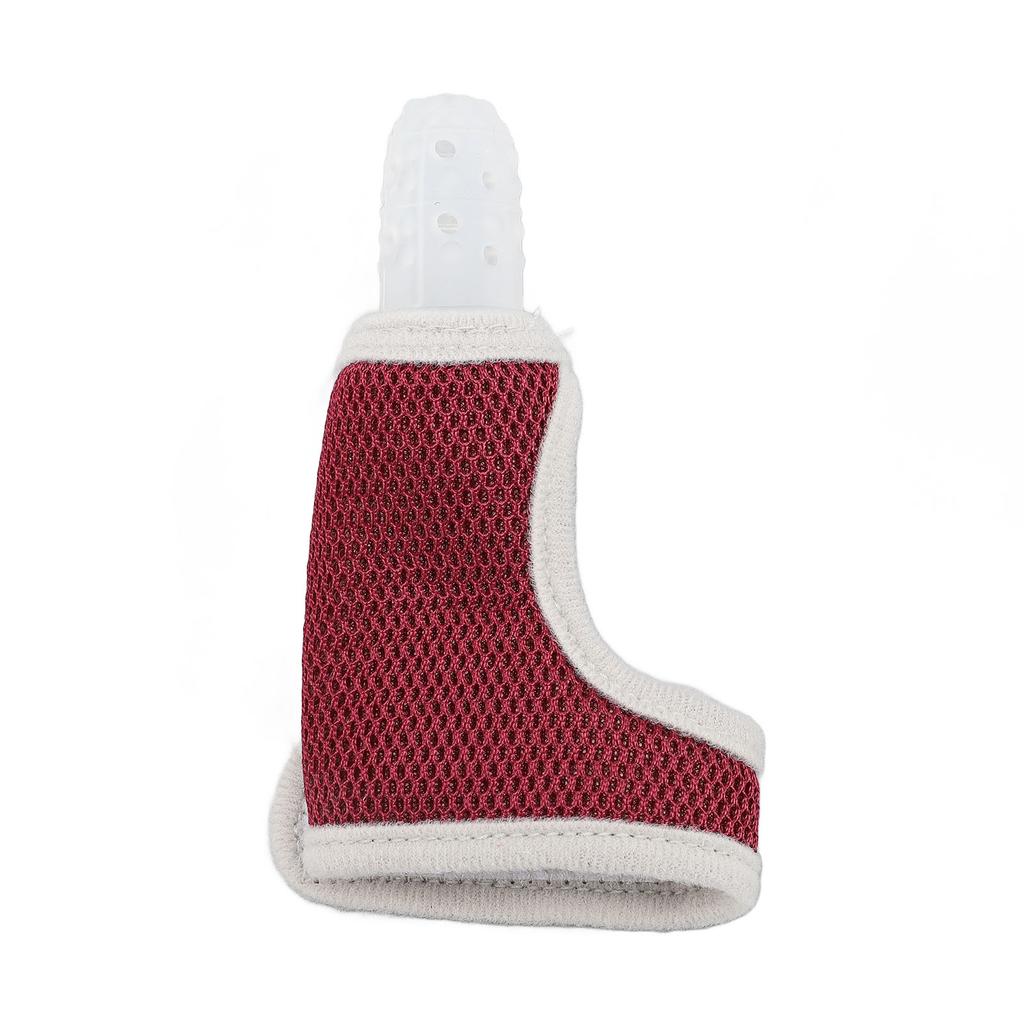 Toddler Finger Guard Silicone Breathable Thumb Sucking Finger Guard with Multiple Massage Bump