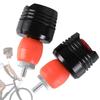 2Pcs LED Handlebar End Turn Signal Light Flasher Handle Grip Bar Blinker Side Marker Lamp Lighting Multiple Brightness Modes