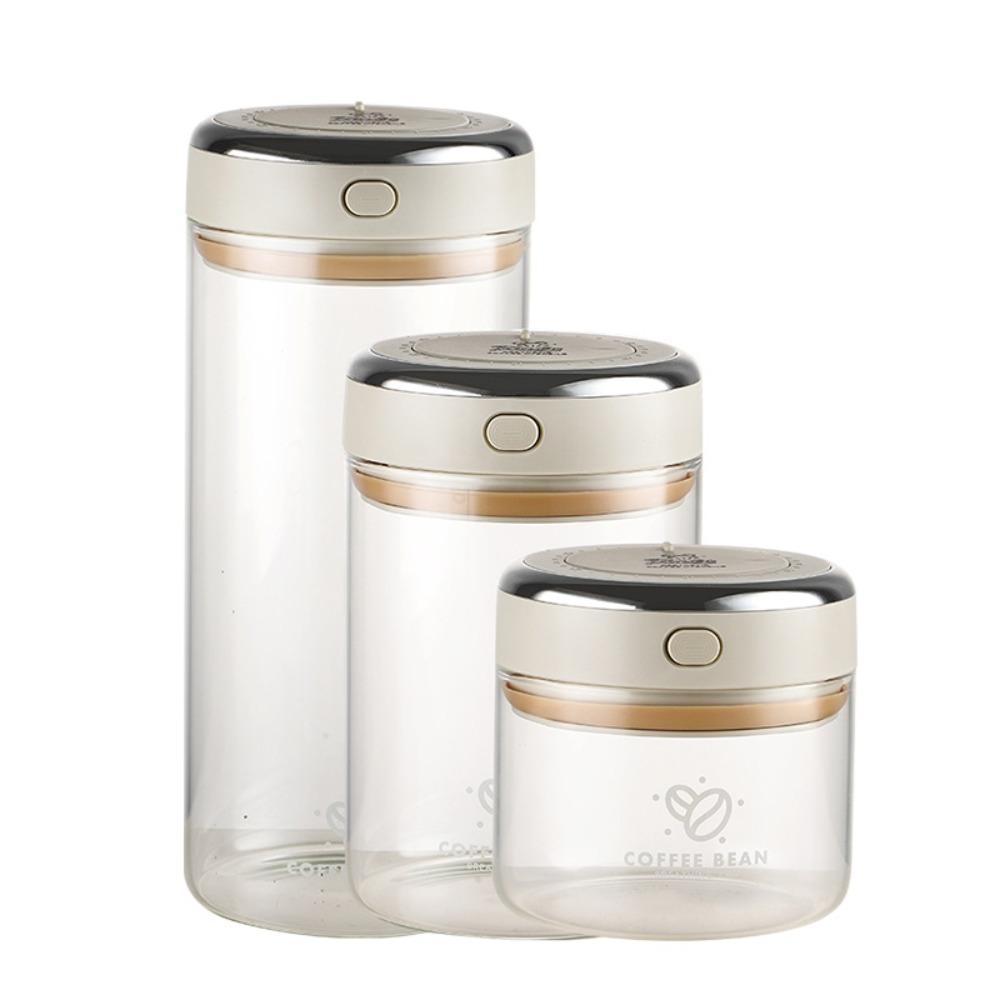 Large Capacity Coffee Beans Vacuum Sealed Tank Bean Storage Container  Milk Powder Storage
