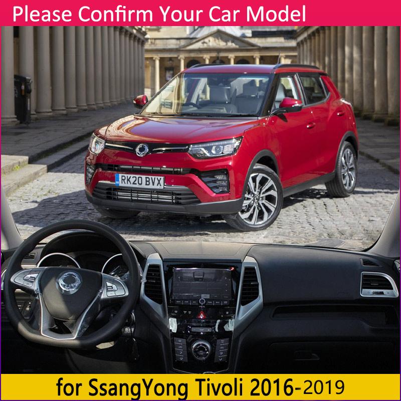Dashboard Cover Dash Board Mat Carpet Pad for SsangYong Tivoli 2016~ Sunshade Cushion Car Non-slip Visor Cape Pad Accessorie