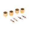 10Pcs Brass Valve Cores Replacement Ac Hvac/R Field Service Tool Refrigerant Valve Core Remover Removal Tool Havc