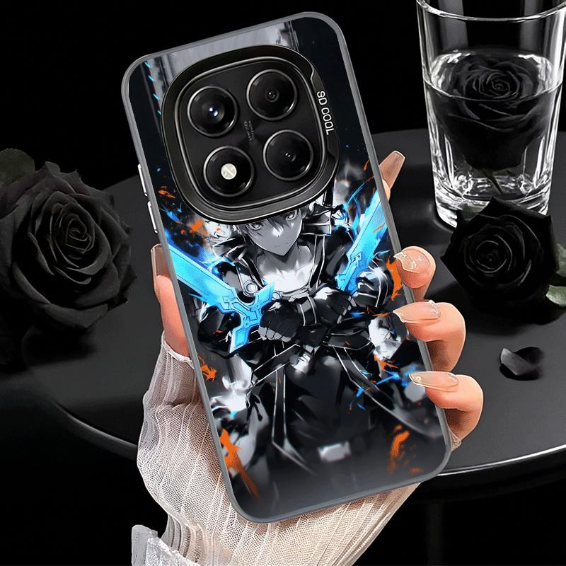 Sword Art Online Kirito Soft Phone Case for Xiaomi Redmi Note 13 14 15 Pro Plus 12S 12 11S 11 11T 10S 10 Shockproof Cover Back S