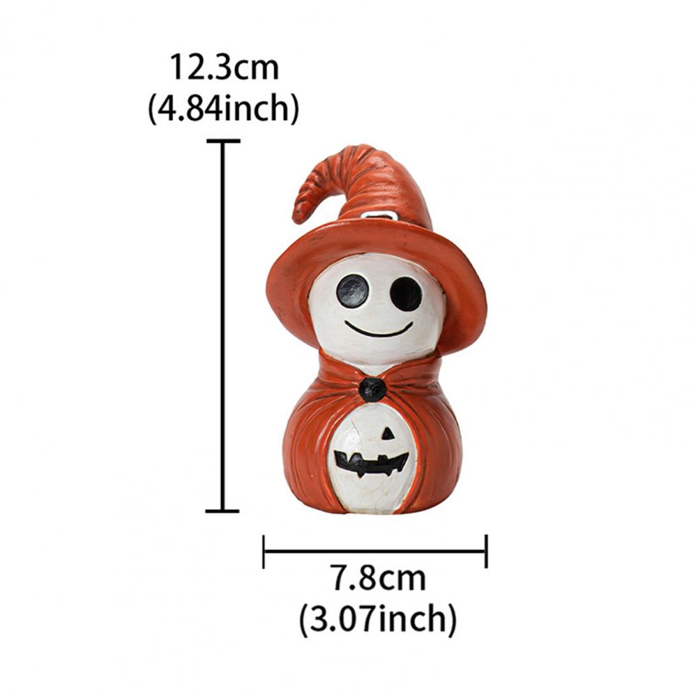 Halloween Ornament Halloween Indoor Decor Spooky Halloween Ghost Resin Figurines for Table Shelf Office Desktop Home Garden