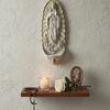Religious Virgin Mary Holy Water Font Wall Mounted Mary Wall Hanging Font  Home Decor
