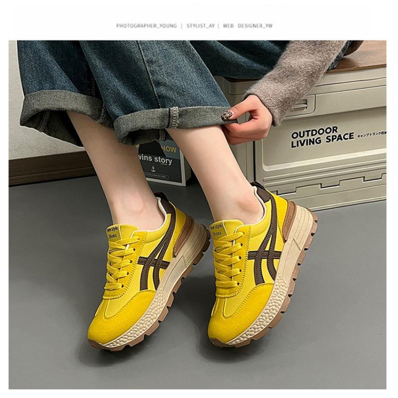 Korean Style Women Round Toe Non Slip Casual Fashion Versatile Outdoor Sneakers